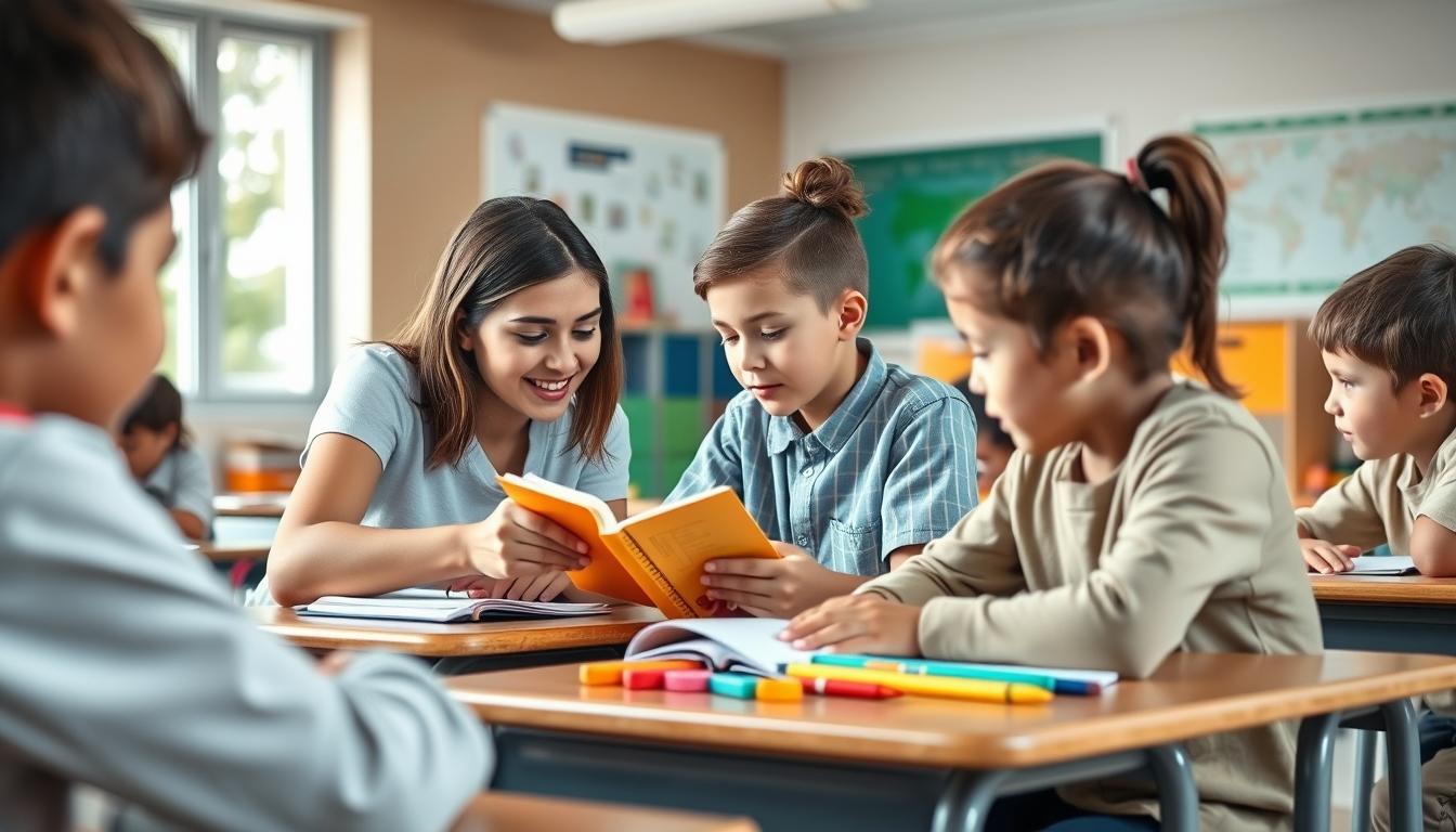 Students collaborating in study space